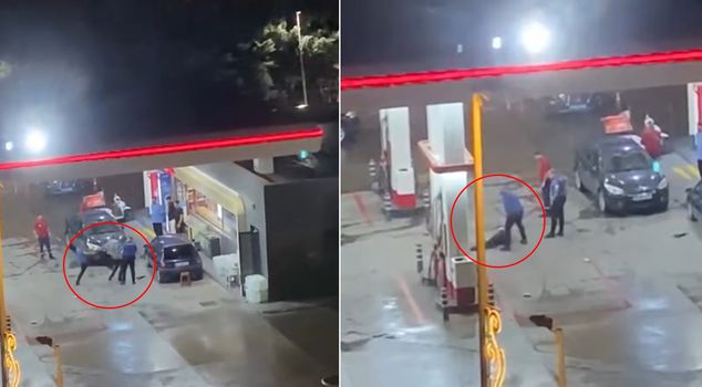 The police officer who beat an intoxicated citizen until he lost consciousness has been suspended from duty.