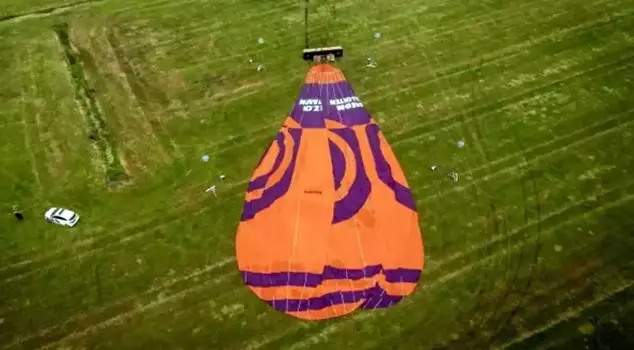 A hot air balloon crashed in the Netherlands! There are dead and injured.