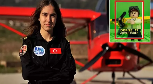Turkey's youngest pilot candidate, Defne, is on TIME's 