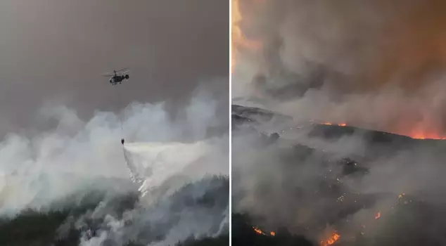 Çanakkale is burning! The Historical Area has been closed, and the number of evacuated villages has risen to 7.