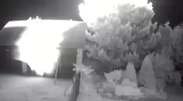 An unidentified object that fell into a cornfield in Poland exploded.