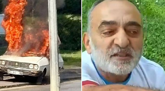 The person who set fire to the 'White Toros' in front of the Turkish Grand National Assembly has been arrested.