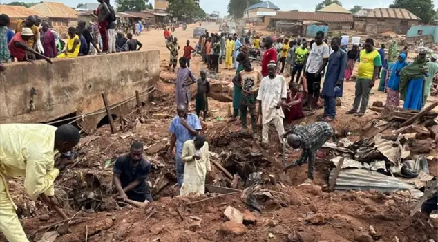 Heavy rains in Nigeria caused flooding: 228 dead.