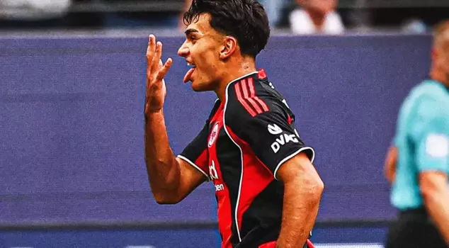 Can Uzun made history by making a significant impact in his first match in the Bundesliga.