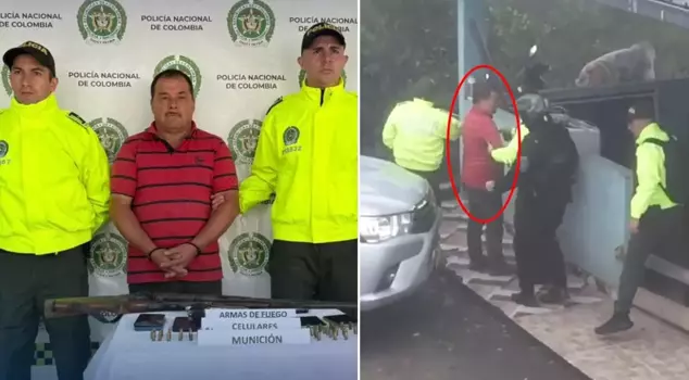 A drug trafficker who had been wanted for years in Colombia was captured in a police operation.