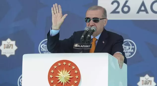 President Erdoğan sent a message from Malazgirt: 