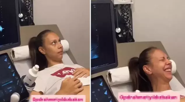 The doctor couldn't convince the woman who came with a complaint of pain that she was pregnant.