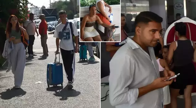 Hotel staff went on strike, leaving vacationers who paid at least 40,000 TL in a terrible situation.