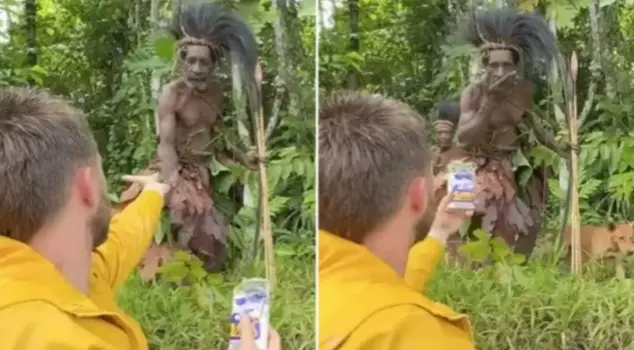 The YouTuber approaching the tribe that had no connection to the outside world almost died.