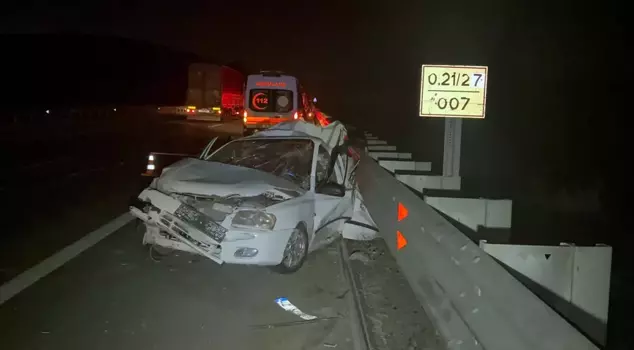 A horrific accident on the highway in Niğde: 3 dead, 1 injured.
