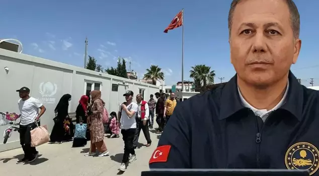 Minister Yerlikaya announced the number of Syrians who have returned to their country.