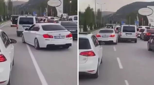 His only concern is to get ahead in the convoy! What he did is unbelievable.