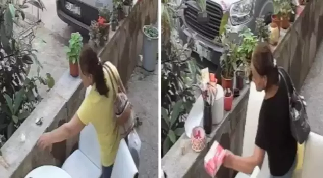 He robbed the same place 14 times, but on the 15th time, he got caught! Those moments were captured on camera.