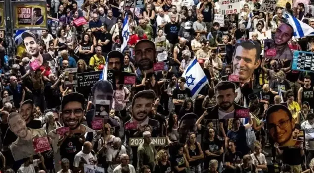 Tens of thousands of people protested against the Netanyahu government in Israel.