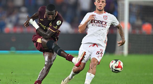 In the Black Sea derby, Trabzonspor collapsed in the final moments.