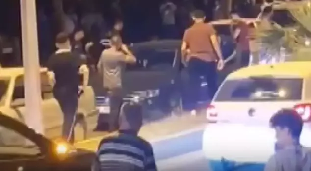 He beat his parents, crashed into 5 vehicles, and took 1 person hostage.