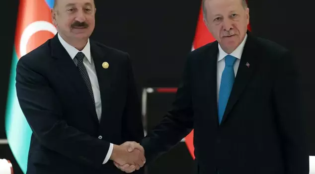 President Erdoğan met with Aliyev in China.