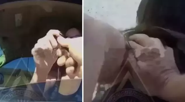The woman who threw the pen at the police paid a heavy price for it.