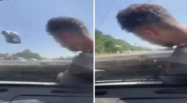 To find the malfunction, he had the mechanic get inside the engine, and he drove with the hood open! Here are those moments.