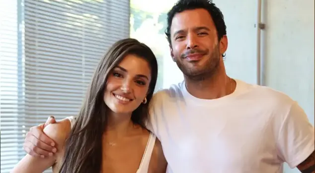 The wedding scene of Hande Erçel and Barış Arduç has been shared.