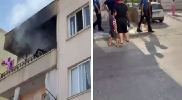 Tenant horror! Set the house on fire and threw the belongings into the street; narrowly escaped lynching.