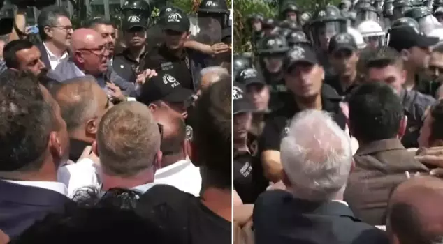 Tension at the CHP provincial headquarters! The atmosphere suddenly escalated.