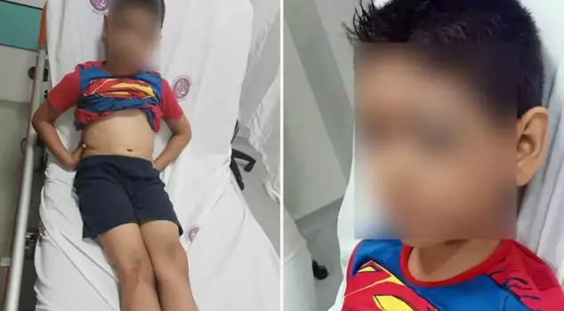 The fight between the small children in the park escalated, and the police officer was suspended from duty.