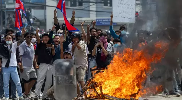 Social media ban in Nepal stirred up the streets: 13 dead.