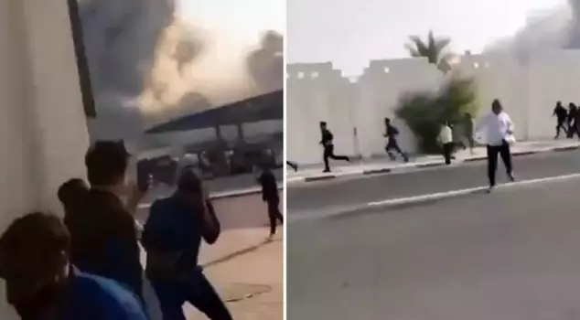 The first images from Israel's attack in Qatar.
