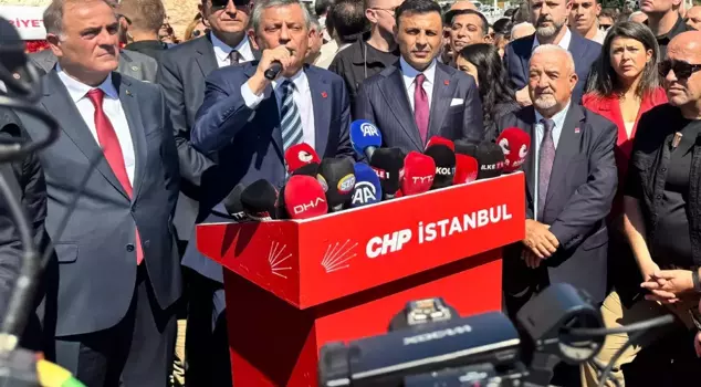 He laid a wreath at the Special Taksim, Gürsel Tekin did not attend the ceremony.