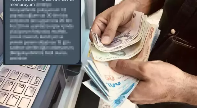 The message from the civil servant earning 53 thousand lira salary was heartbreaking: I can document it.