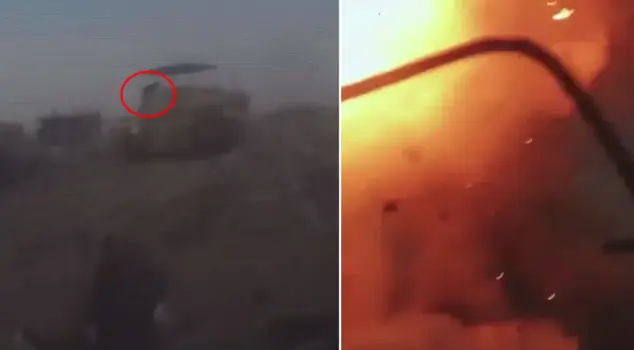 A bloody ambush from Hamas to the Israeli army! They destroyed the tank like this.