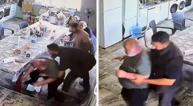 He survived a near-death experience during a job interview! The Heimlich maneuver saved his life.