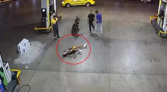 Horror at the gas station: A single punch ruined his life.