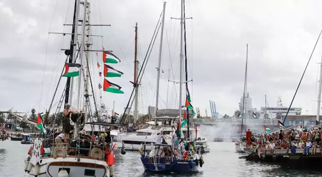 The Global Solidarity Fleet has set sail towards Gaza.