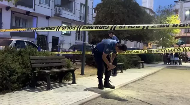 The 7-year-old child was left covered in blood while playing in the park.
