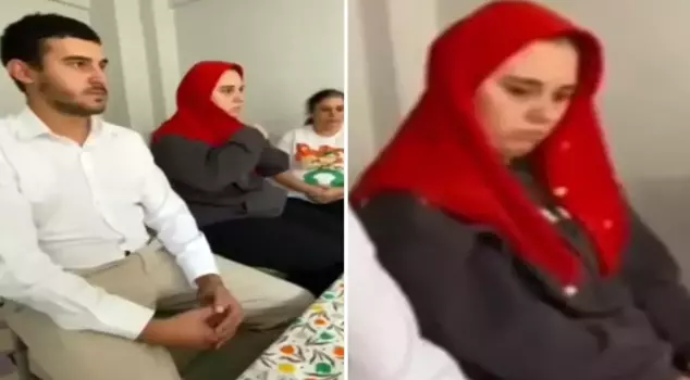 The woman who married an Alevi young man experienced great astonishment at the 'Dede nikahı' (Alevi religious marriage ceremony).
