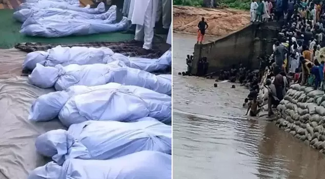 The bus in the wedding convoy rolled into the river! 19 people lost their lives.