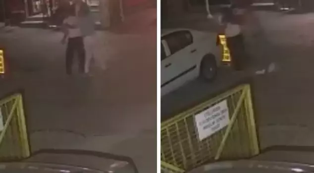 The person who had their throat cut in the fight was rushed to the hospital in 10 minutes! They clung to life after the operation.