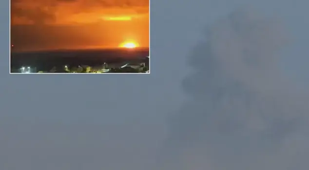 The first images from Israel's ground operation launched in Gaza.