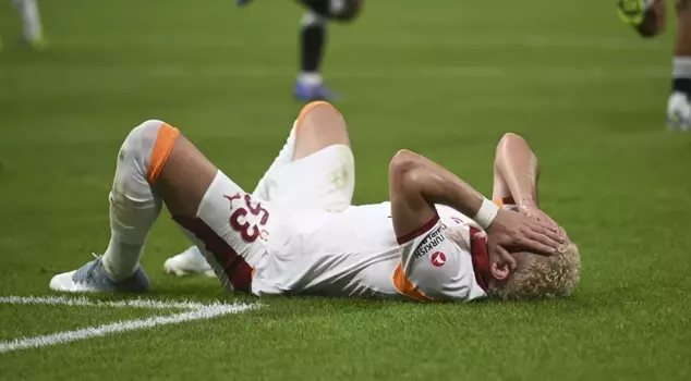 Galatasaray took the lead in the match but was heavily injured.