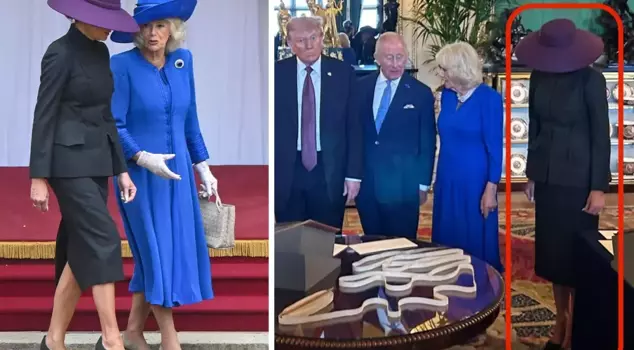 The royal ceremony was marked by her presence! Good luck to anyone who can recognize the First Lady.