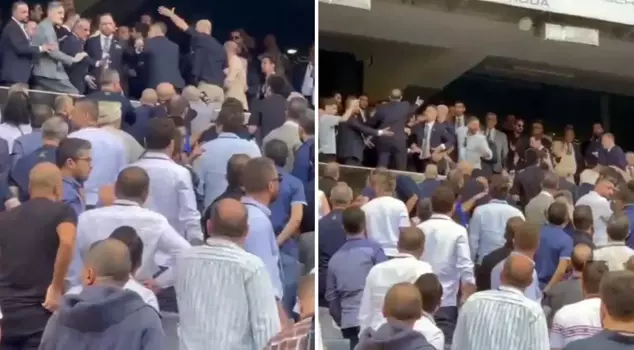 The atmosphere got chaotic at the Fenerbahçe congress.