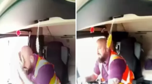 A truck driver caused an accident while watching porn on his phone: A father of two lost his life.