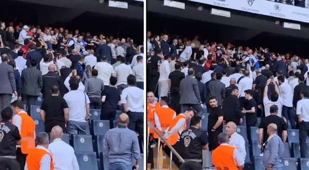 During the vote counting at Fenerbahçe, things got chaotic.