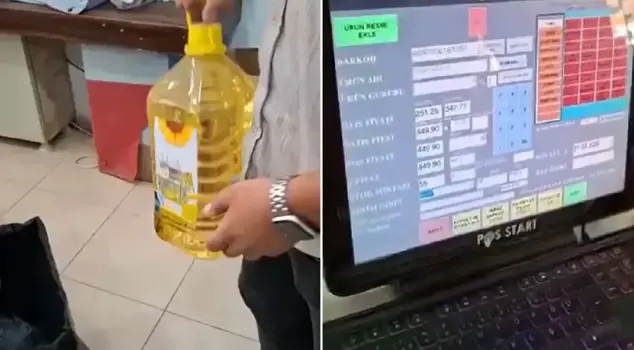 The owner of the supermarket selling oil worth 150 lira for 450 lira is facing a fine of 17 million lira.