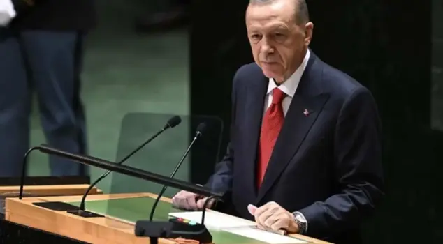 Erdoğan's call for Palestine at the UN General Assembly: A ceasefire should be declared and Israeli forces should be withdrawn.