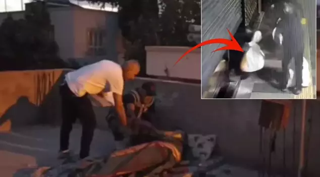 One of the suspects who stole a sack of gold was caught while sleeping on the roof.
