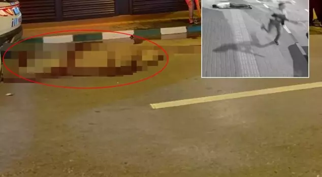He plunged into the crowd with a rifle and shot his rival in the head.