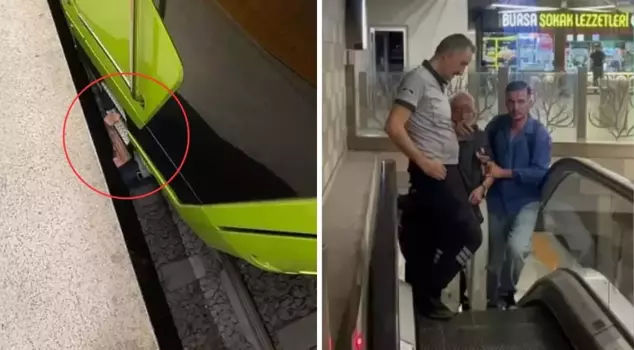 A disaster was averted in the subway! The students' joking around was causing the old man's death.